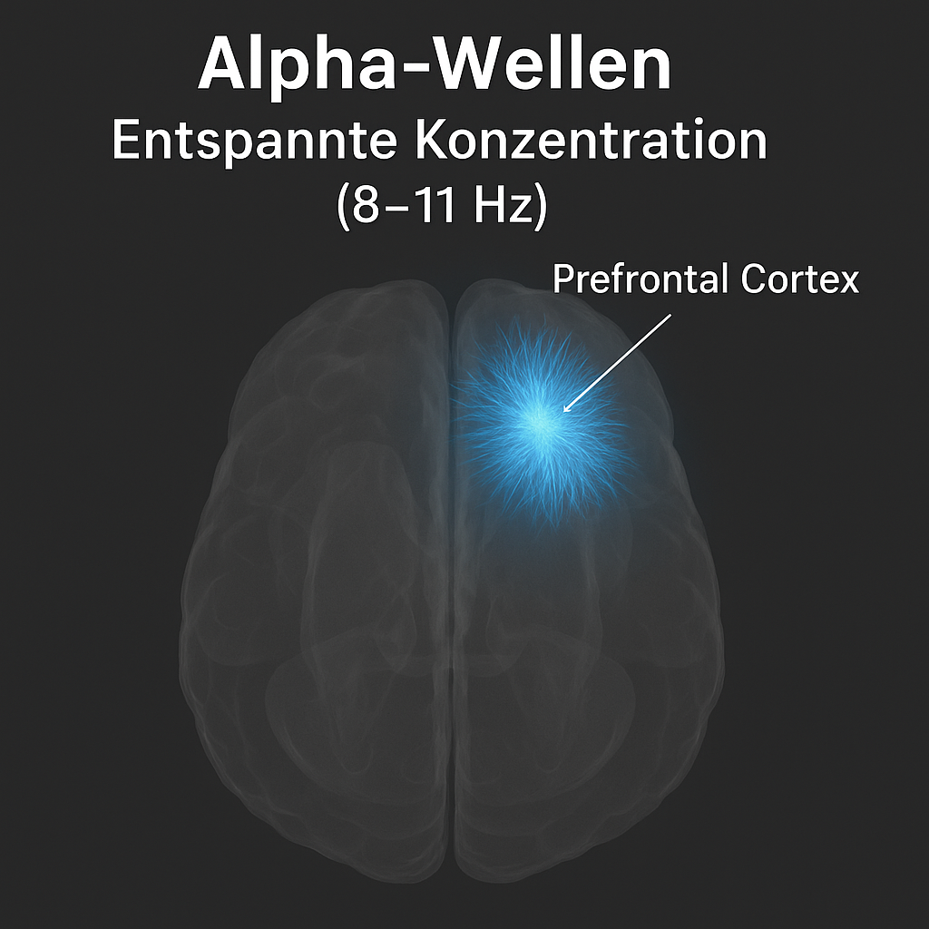 Blick ins Gehirn mit Alpha Wellen