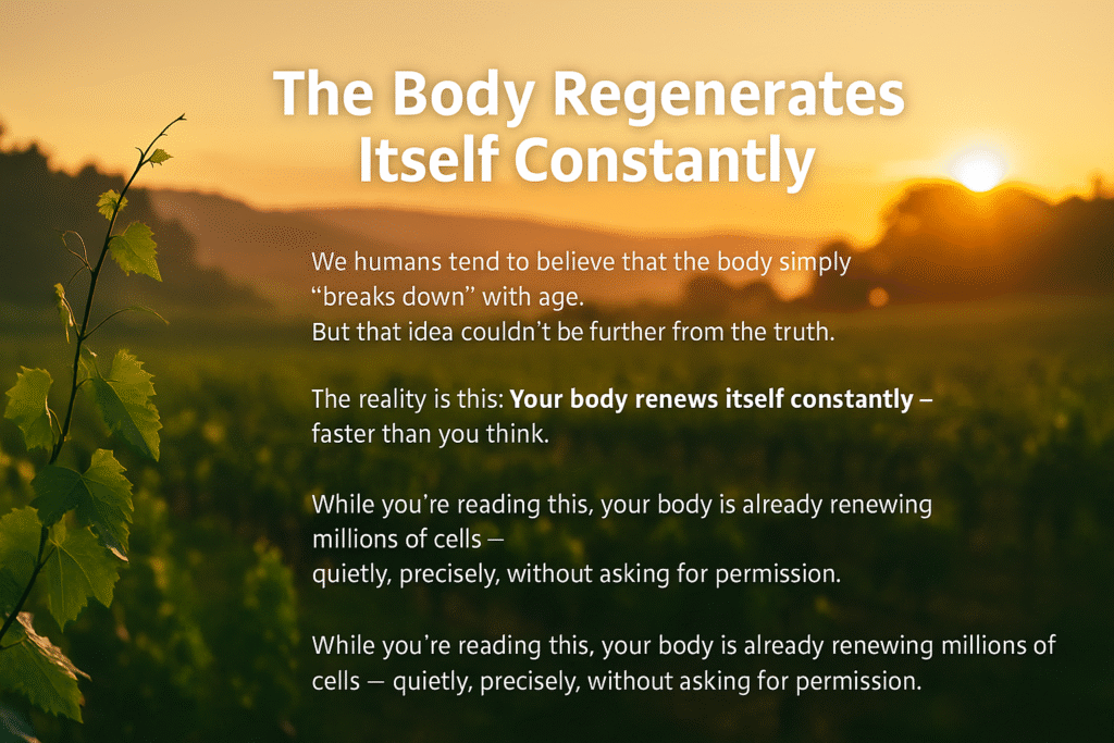 Body rege rstes itself