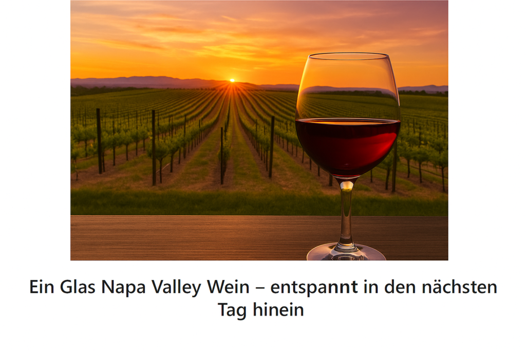 Napa Valley Wein Glas
